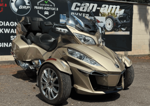 Can-Am Spyder RT Limited 2017 złoty metalik