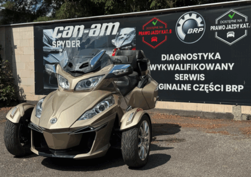 Can-Am Spyder RT Limited 2017 złoty metalik - obrazek 6